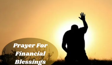 Prayer For Financial Blessings