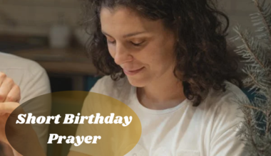 Short Birthday Prayer