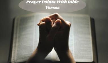 Prayer Points With Bible Verses​