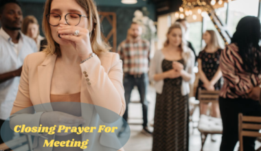 Closing Prayer For Meeting