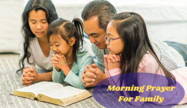 Morning Prayer For Family